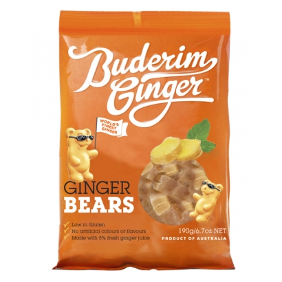 Ginger Bears 190g - Buderim Group Shop